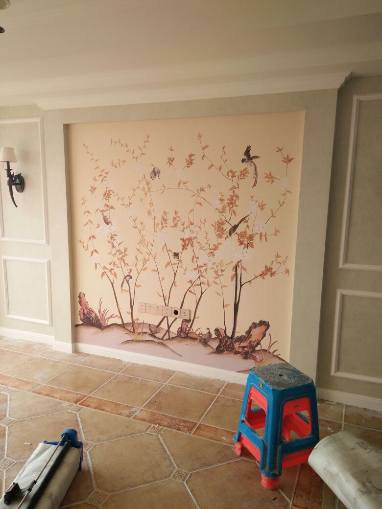 墙纸施工或卖墙纸墙布施工墙纸墙布施工专业贴墙布