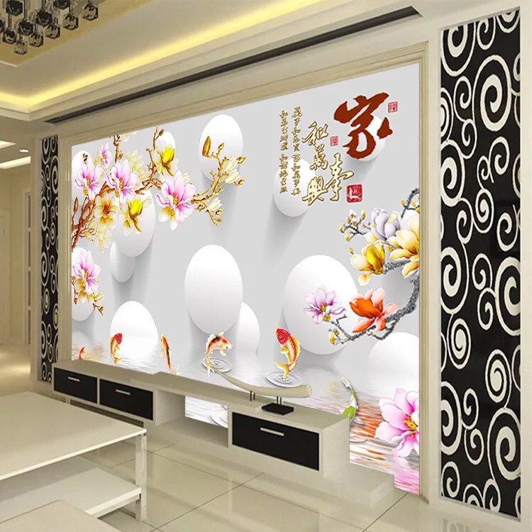 壁画电视背景墙壁画配送未编辑专业