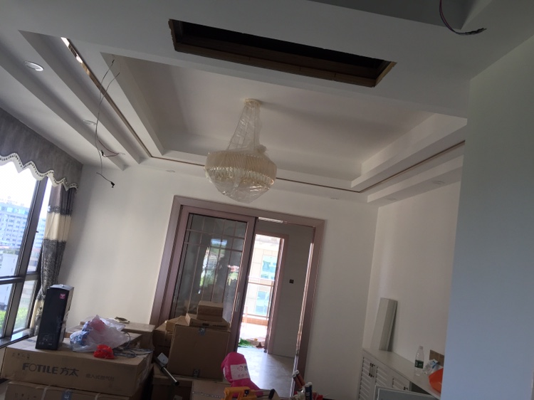 天花吊顶石膏板隔墙灯带吊顶格栅方通吊