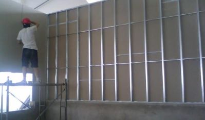 打隔断墙刷墙公司文化墙广告加工安装贴壁纸铺地毯