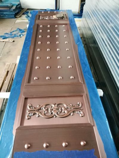 电焊仿铜喷漆氩弧焊铜门维修翻新