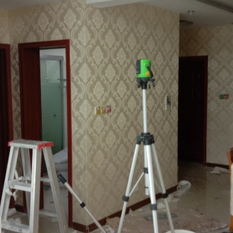 墙纸贴墙布美容胶壁画艺术漆