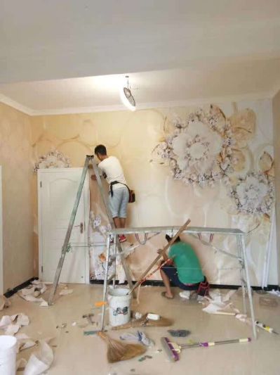 贴墙纸墙布玻璃纸安装地毯张铺未编辑专业