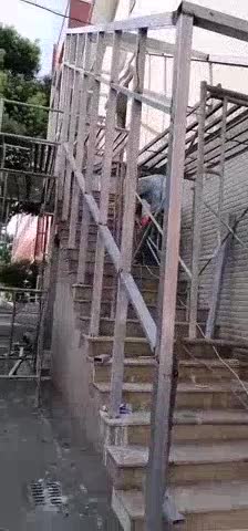 不锈钢雨棚玻璃扶手雨棚未编辑专业