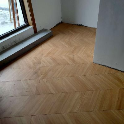 木地板铺设木工集成吊顶扣板小石膏板吊顶