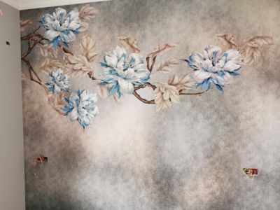 贴墙布贴墙纸贴墙纸墙布刮瓷粉乳胶漆未编辑专业