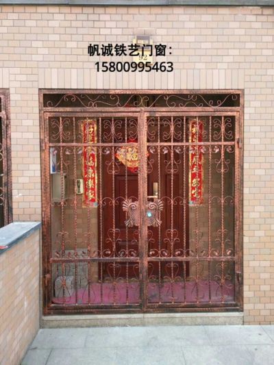 铁艺大门围墙铁艺铝艺大门铁艺电动移门铁艺大门