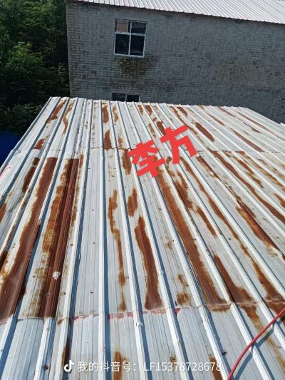 彩钢瓦翻新彩钢瓦除锈翻新除锈喷漆彩钢瓦维修