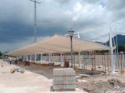 膜结构车棚膜结构车棚户外遮阳棚膜结构工程