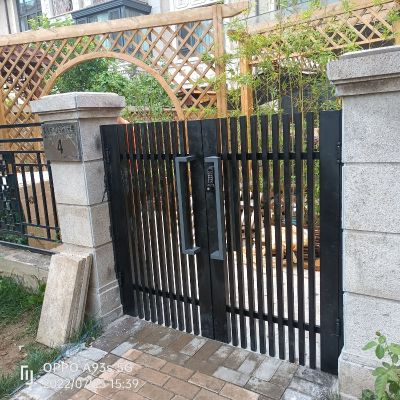 钢构隔层门头不锈钢隔断铁艺不锈钢门阳光房彩钢房