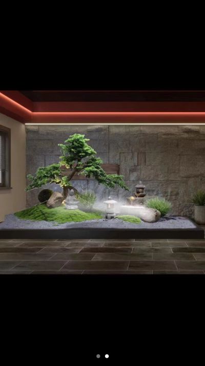 室内外景观园林绿化工程庭院假山鱼池屋顶花园