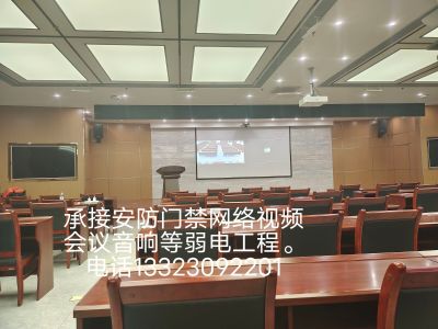 弱电安防音响安防监控背景音乐音响网络
