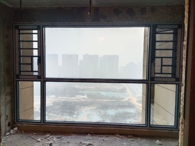 系统门窗钢结构工程儿童防护网隐形纱窗