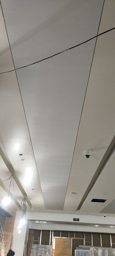 天花安装吊顶卡布灯箱A级防火膜安装软膜