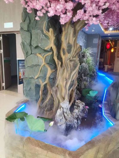 雕塑庭院绿化庭院景观施工假山假树制作未编辑专业