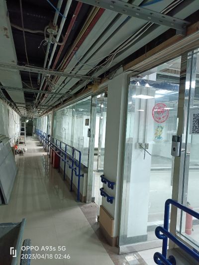 钢构隔层门头不锈钢隔断铁艺不锈钢门阳光房彩钢房