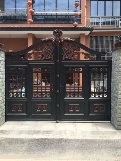 铝艺玻璃扶手钢结构，围栏大门玻璃雨棚楼梯扶手