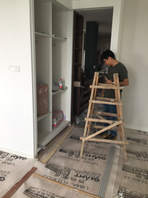 安装移门开门