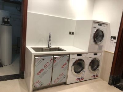 安装电器水盆