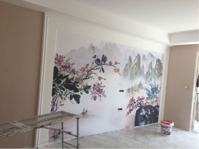 壁纸施工