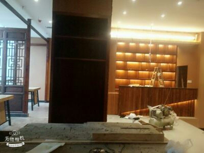 这个饭店做了一个多月，终于做完了