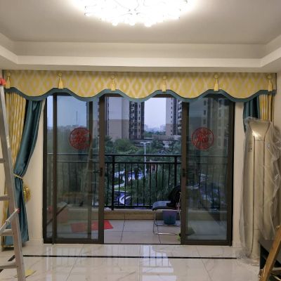 窗帘家纺顺发窗帘布艺卷帘百叶窗