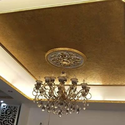 工地现场案例效果，艺术涂料星空和4D手绘墙画