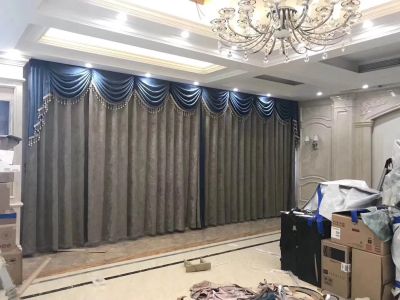 窗帘壁布施工窗帘壁布施工