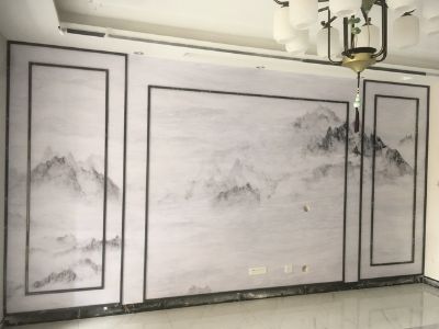 专贴墙布墙纸专业贴壁画墙纸专业施工