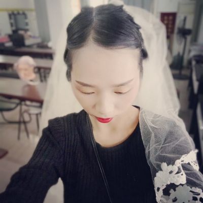 化妆盘发跟妆