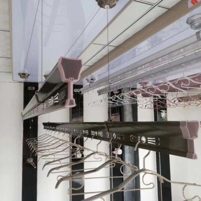 水电集成吊顶晾衣架智能锁