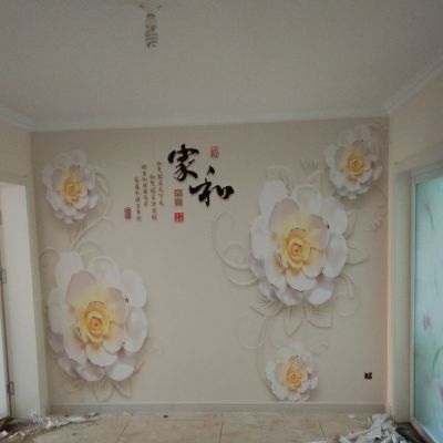 贴壁纸壁画