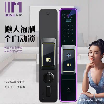 接单黑玫智能门锁