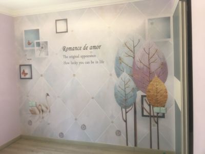 墙布师傅专业贴壁布装修