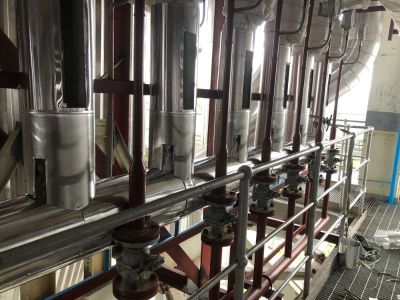 铁皮下料安装管道保温通风