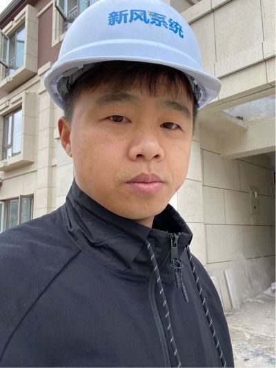 室内新风按装