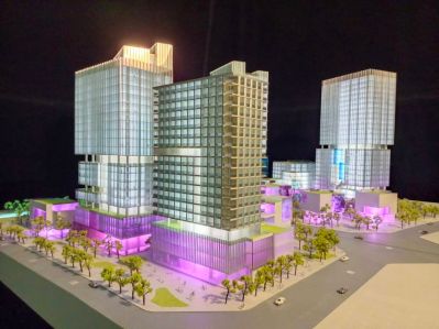 安装师傅景观沙盘，