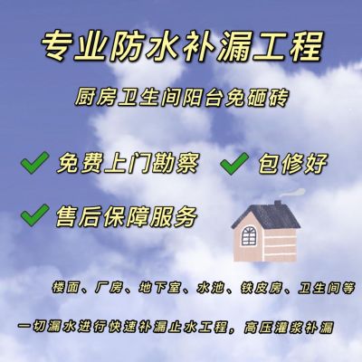 防水补漏免砸砖防水