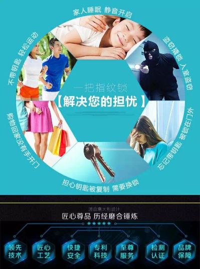 指纹锁安装