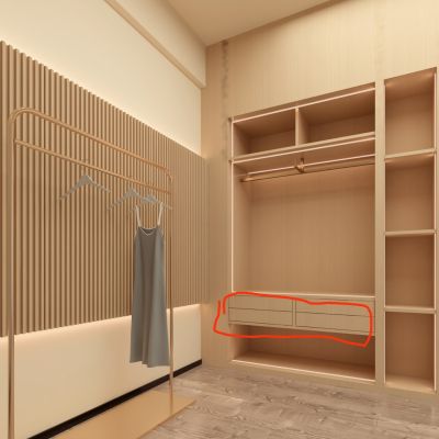 家装木工衣柜书桌