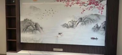 别人承接大理石门套岩板背景墙