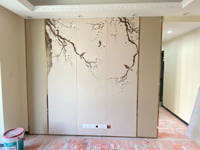 背景墙安装