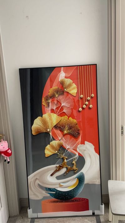 80x160壁画安装，带电钻