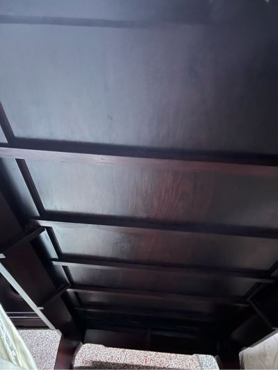 五斗柜锁扣坏了，需要木粉胶水修理