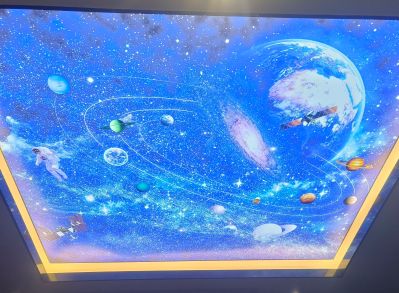 软膜软膜天花广告灯光光纤星空顶