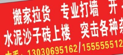 拆除家装突击各种杂活搬家拉货，专业队40人