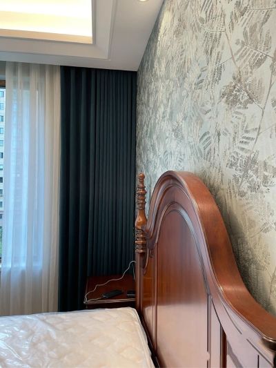 窗帘窗帘墙布安装