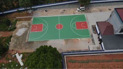 地坪施工篮球