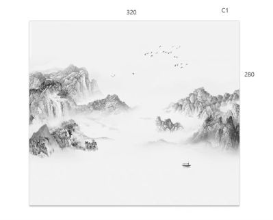 壁纸墙布壁画