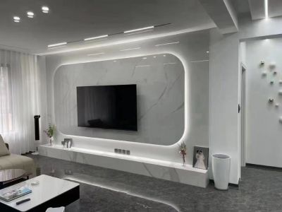 安装背景墙师傅